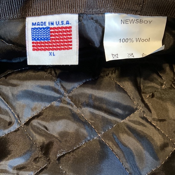 Vintage Wool Newsboy Hat - Picture 3 of 3